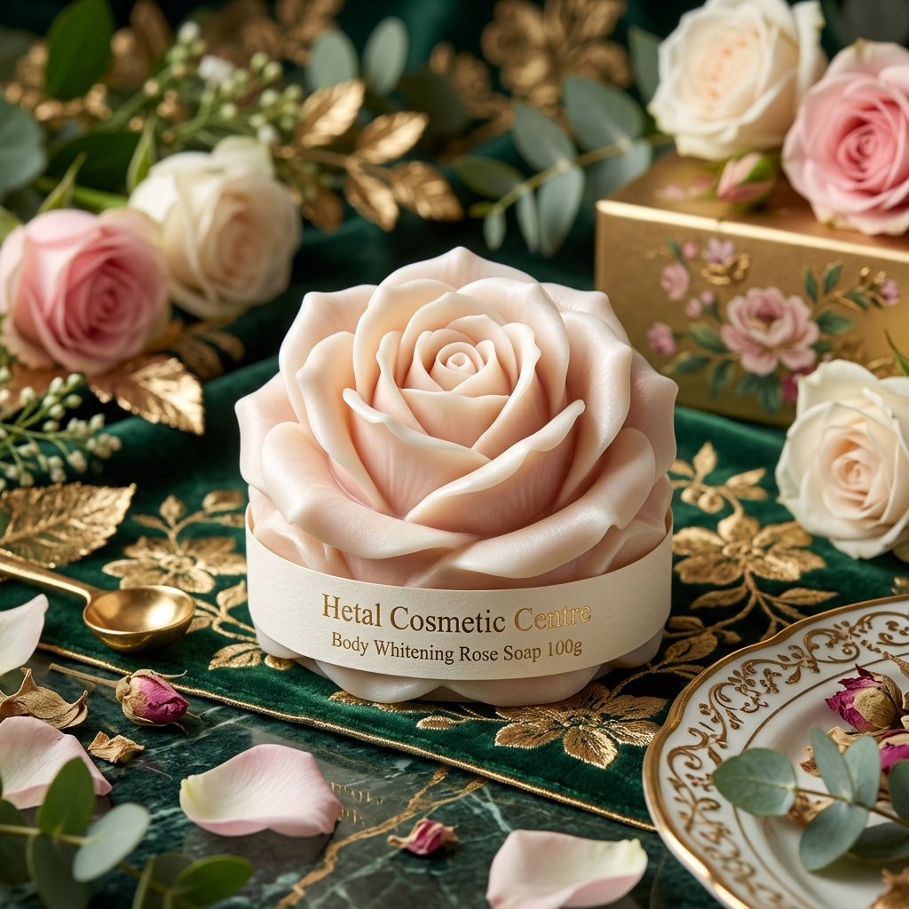 Body Whitening Rose Soap 100g