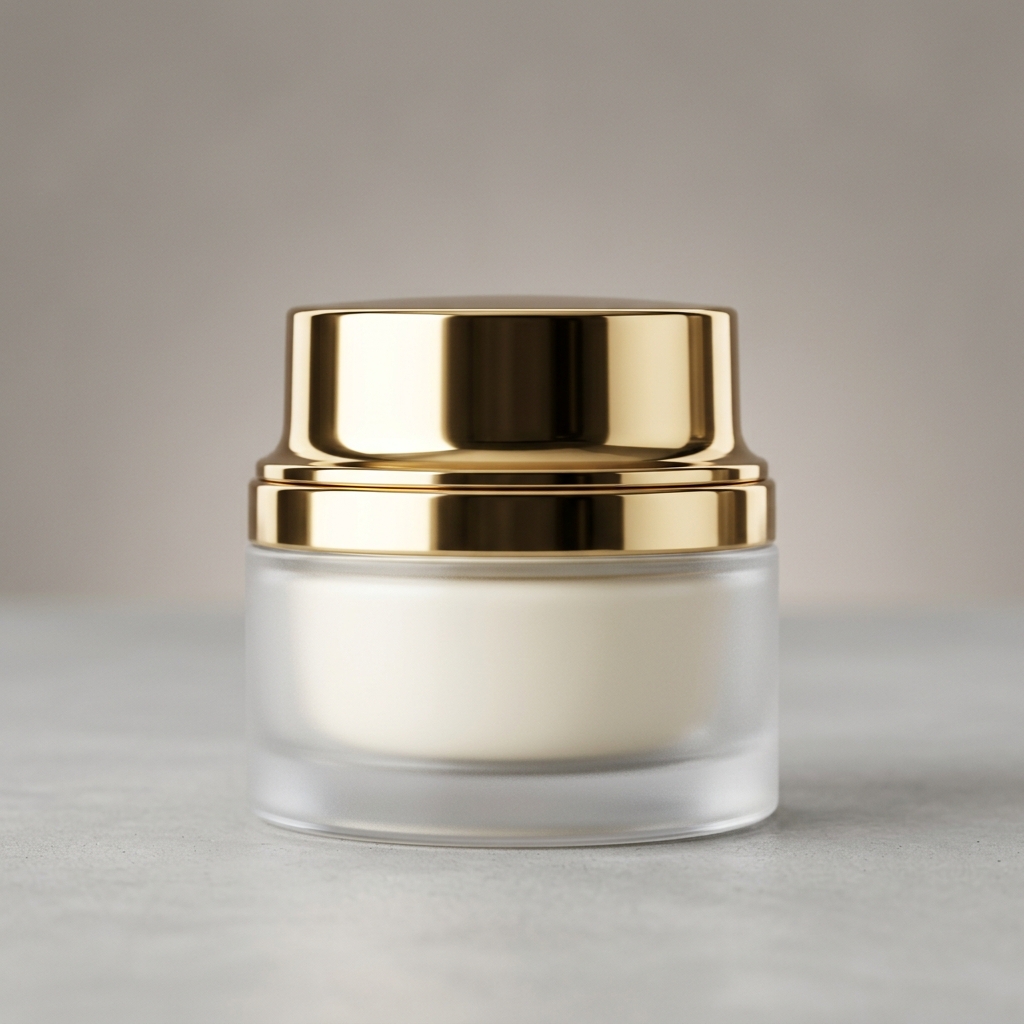 Double Wall Container Metalize Cap with Lid