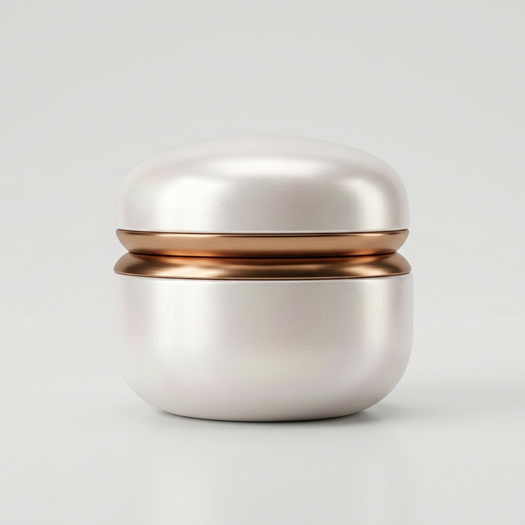 Pearly Double Wall Cont. Bronze Ring