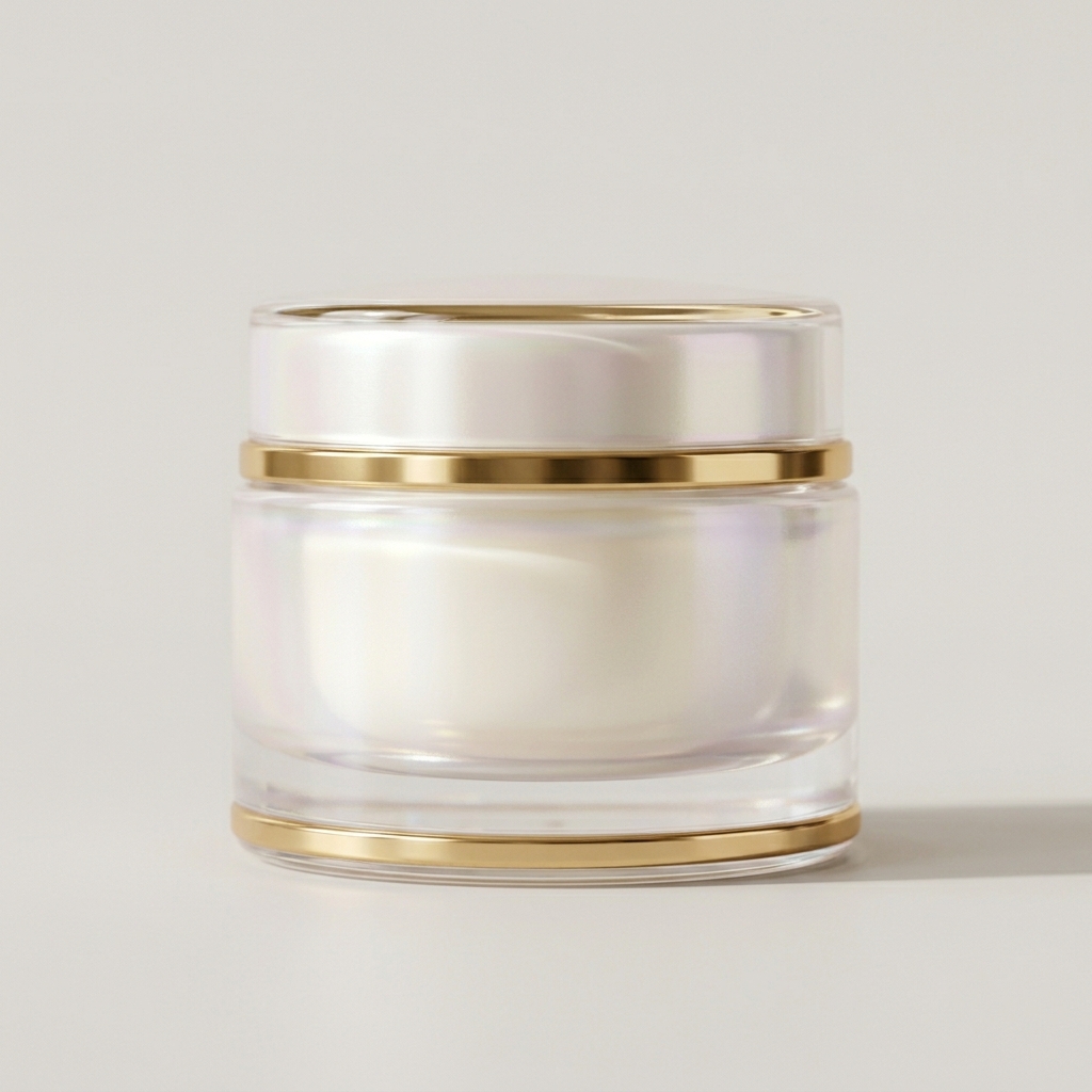 Pearly Double Wall Cont. Golden Ring